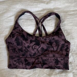 Lululemon Purple tie die Sports Bra